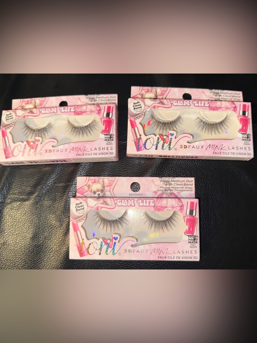 3 Wispy Medium Doll 3D Faux Mink Lashes